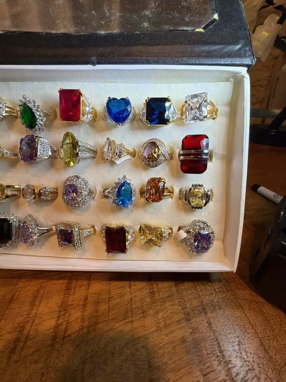 Vintage Deadstock Electroplated Ring  Size 8